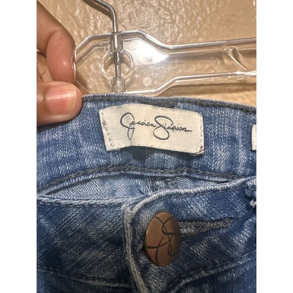 Kiss Me Super Skinny Jeans Blue‎ Wash Denim Womens Size Skinny Leg - Picture 4 of 8